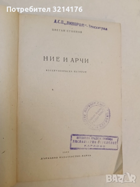 Ние и Арчи. Екскурзоводска история - Цветан Стоянов, снимка 1