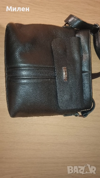 Мъжка чанта от естествена кожа , снимка 1