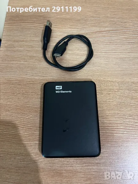 Външен диск WD 1TB, снимка 1