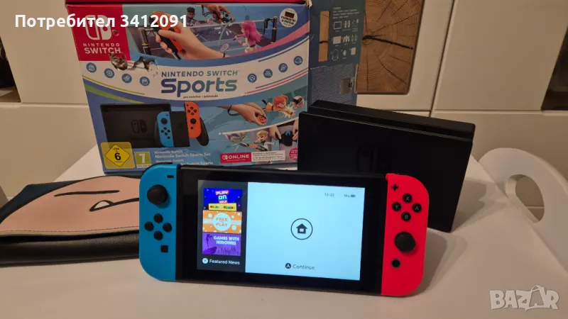 Nintendo switch пълен комплект, кутия и кейс, снимка 1