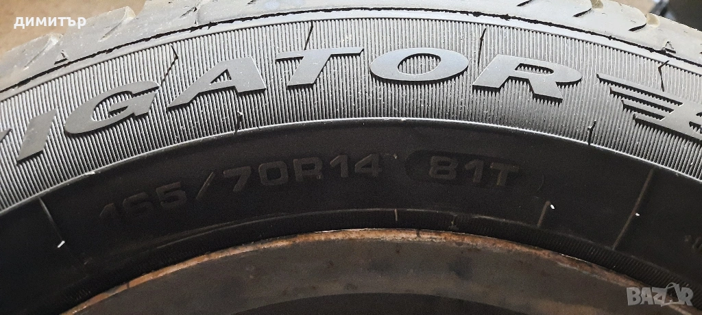 2 бр всесезонни гуми с джанти Debica Navigator 3 165/70/R14, снимка 1