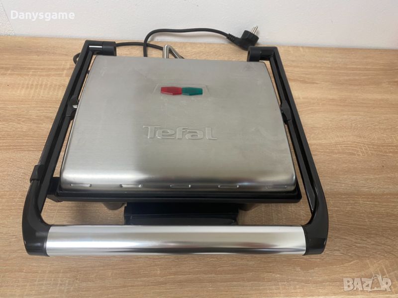 Електрическа скара Tefal Inicio Grill, 2000W, Panini, Инокс, снимка 1