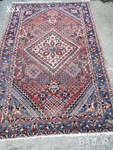 Ръчно тъкан вълнен килим.Античен., снимка 2 - Килими - 51067588