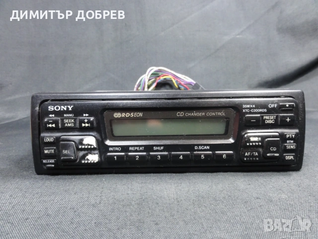 РЕТРО АВТОКАСЕТОФОН SONY XTC-C200RDS КАСЕТОФОН С УПРАВЛЕНИЕ НА CD CHANGER, снимка 2 - Други - 53872997