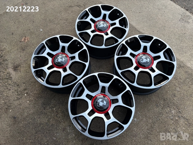 4 броя алуминиеви джанти за Fiat 500,Fiat 500- Abarth 16, снимка 6 - Гуми и джанти - 52929413