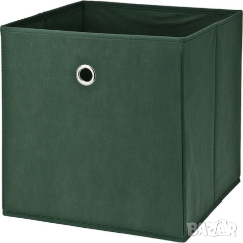 Комплект от 2 текстилни сгъваеми кутии за съхранение с капак, снимка 4 - Други стоки за дома - 52138215