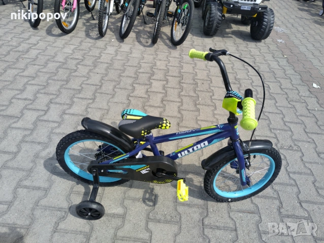 CROSS Велосипед 16" ULTRA KIDY син, снимка 3 - Велосипеди - 53759408