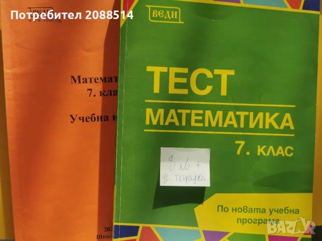 Учебни помагала по Матемарика за 6 и 7 клас, снимка 3 - Учебници, учебни тетрадки - 48652520