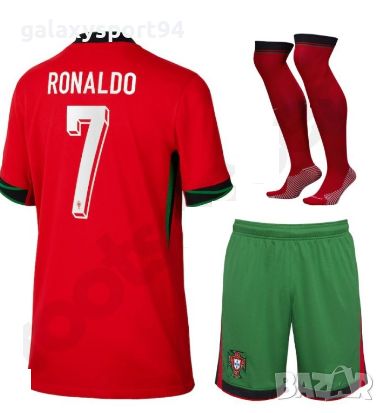 Детски екип Роналдо Португалия Ново 2024г Мъжка тениска от М до Хл, снимка 3 - Футбол - 45408473