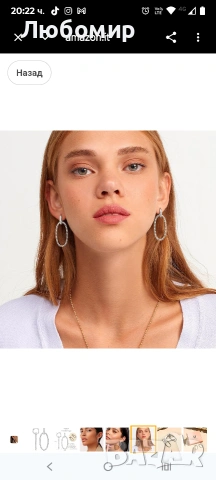 Сребърни обеци S925 с кубичен цирконий, сребърни висящи обеци, хипоалергенни , снимка 3 - Обеци - 53527008