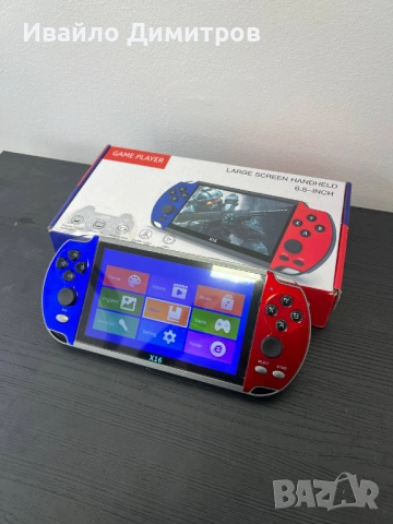 Преносима игрова конзола X16 6.5 инча с 20000 вградени игри, снимка 2 - Други игри и конзоли - 54216738