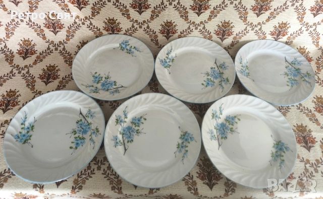 Порцеланови чинии на "Китка", снимка 3 - Антикварни и старинни предмети - 54200372