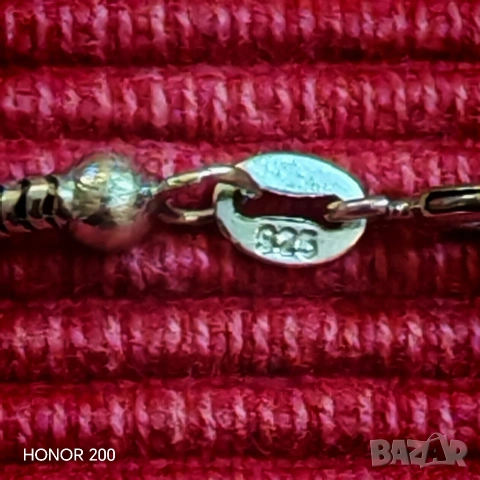 Дамска сребърна гривна. , снимка 7 - Гривни - 53667852