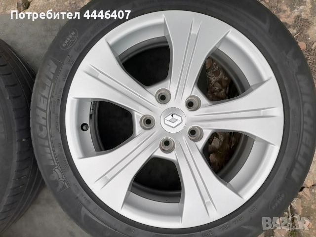 Оригинални джанти 17" 5х114.3 Renault /Nissan, снимка 6 - Гуми и джанти - 52886981