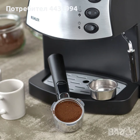 Еспресо машина MUHLER MCM-1587, снимка 4 - Кафемашини - 51283877