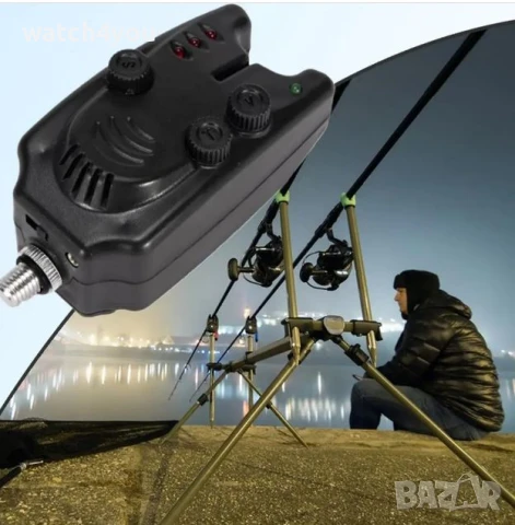 НОВ КОМПЛЕКТ СИГНАЛИЗАТОРИ ЗА ВЪДИЦА. ОБТЕГАЧИ. ЕЛЕКТРОННИ СИГНАЛИЗАТОРИ. СИГНАЛИЗАТОРИ ЗА КЪЛВАНЕ , снимка 6 - Такъми - 48975177