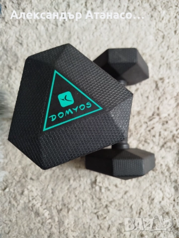 Тежести за силови тренировки, 5 кг всеки, 3 бр. много добро състояние, снимка 2 - Фитнес уреди - 52110736