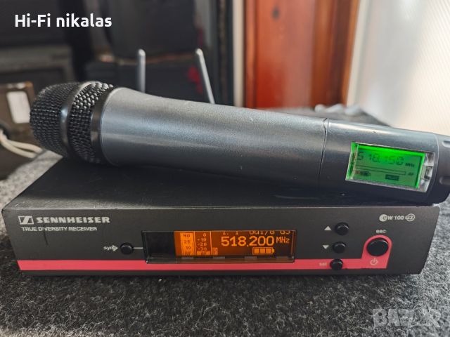 професионален безжичен микрофон и приемник модем SENNHEISER EW100 G3 EW500 G2, снимка 1 - Микрофони - 46734707