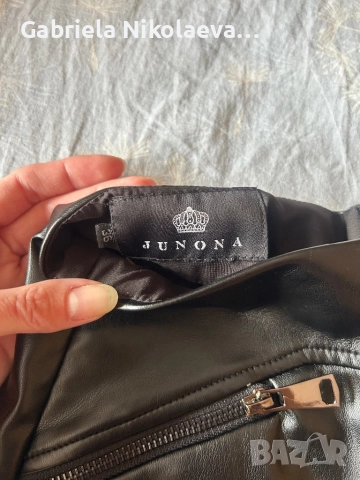 Кожени панталонки Junona, снимка 3 - Къси панталони и бермуди - 52244354