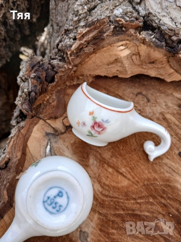 Порцеланови кратунки , снимка 2 - Антикварни и старинни предмети - 54174487