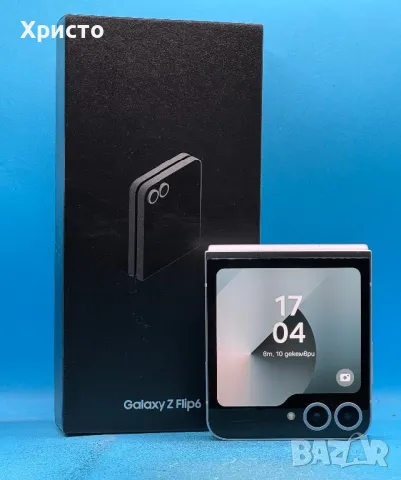 ГАРАНЦИОНЕН!!! Samsung Galaxy Z Flip6, 12GB RAM, 256GB, 5G, Silver Shadow, снимка 5 - Samsung - 48296789