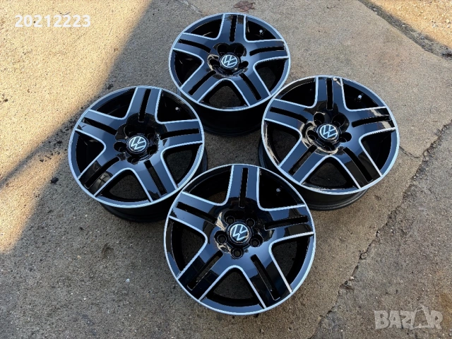 4 броя алуминиеви джанти за Volkswagen Golf,Bora,Polo 15, снимка 7 - Гуми и джанти - 53616338