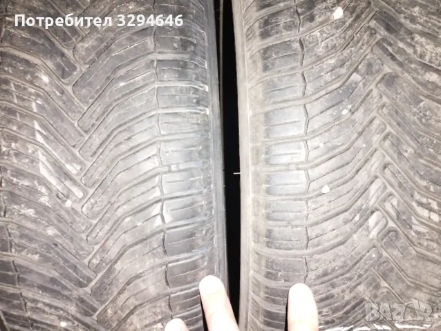 продавам michelin cross clima 205 55 16 гумите са два броя, снимка 3 - Гуми и джанти - 47364699