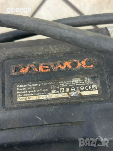 Ъглошлайф Daewoo, снимка 2 - Други инструменти - 52591999