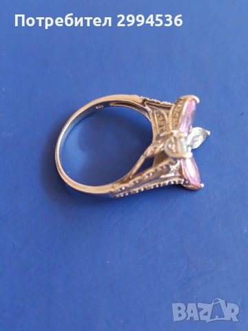 Сребърен пръстен , снимка 2 - Пръстени - 54146307