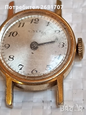 позлатен дамски часовник Timex