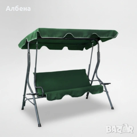 Градинска люлка с поставки за чаши , снимка 8 - Градински мебели, декорация  - 53867923