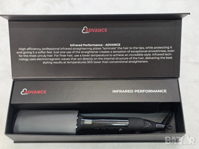 NEW Ламинираща преса ADVANCE с Infrared лъчи-Therapy PERFORMANCE , снимка 10 - Преси за коса - 53416368