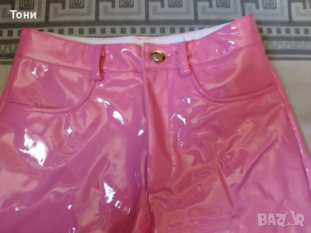 Латексов розов панталон , снимка 7 - Панталони - 45096864