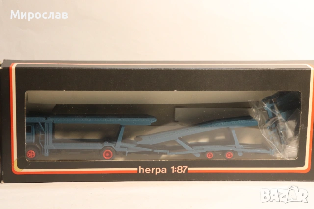 HERPA H0 1/87 MERCEDES BENZ АВТОВОЗ КАМИОН МОДЕЛ КОЛИЧКА