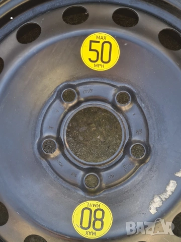 Резервна гума тип патерица за BMW 16 цола (5x120, снимка 2 - Гуми и джанти - 53668978