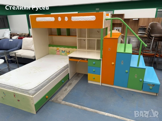  2408 двуетажно легло 190/105см с матрак цена 570 лв или 291,44 евро -долното легло 190/105см с матр