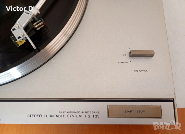 SONY PS-T33 - Грамофон Direct Drive, снимка 8 - Грамофони - 53496870