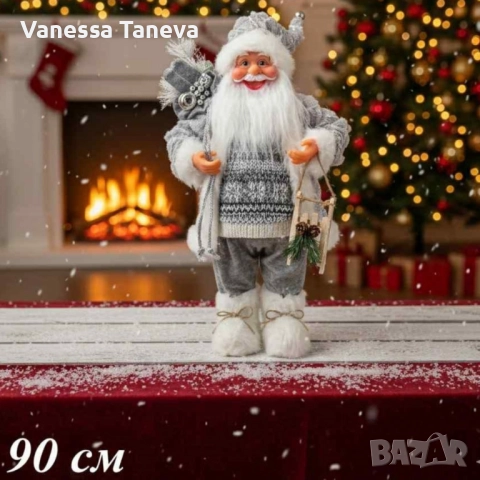 Декоративен Дядо Коледа, снимка 4 - Други - 52485320