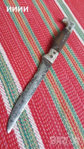 Стар нож с глава на животно, снимка 2 - Антикварни и старинни предмети - 51795747