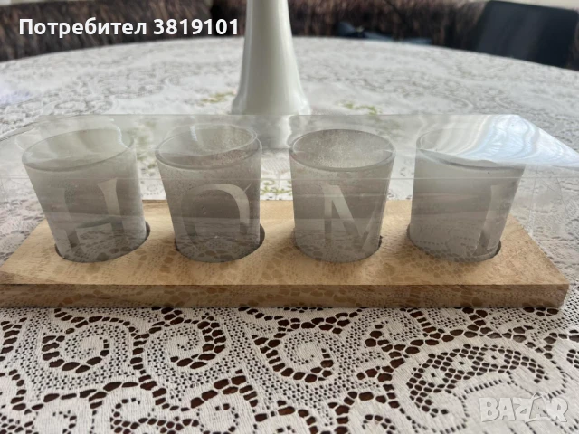 Комплект свещник