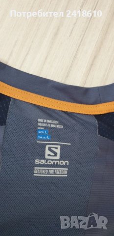 Salomom AdvancedSkin ActiveDRY Stretch   Mens Size M /L  ОРИГИНАЛ! Мъжка Тениска!, снимка 13 - Тениски - 51297619