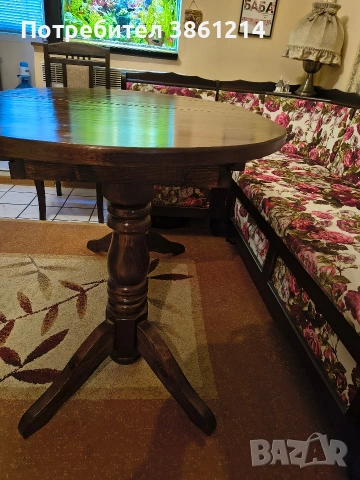 продавам кухненски ъгъл с маса и столове, снимка 4 - Дивани и мека мебел - 53114746