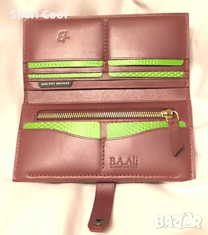 B.A.Ali Clutch Wallet с RFID защита, снимка 5 - Портфейли, портмонета - 51239855