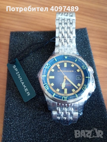 Мъжки автоматичен часовник Spinnaker, снимка 5 - Мъжки - 53901091