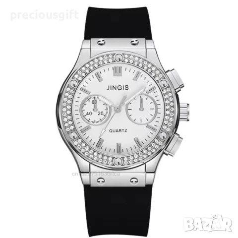 Дамски часовник, наличен в бяло и черно, снимка 6 - Дамски - 51141498