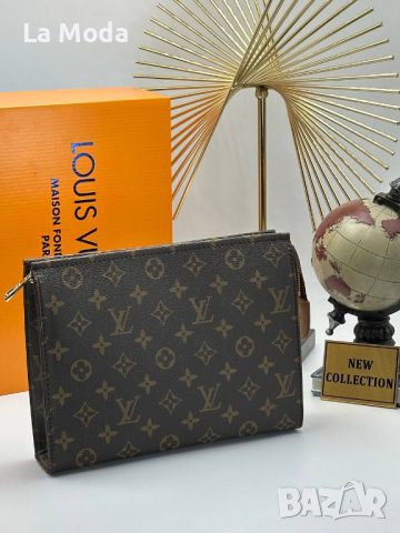 Клъч Louis Vuitton кафява звезда реплика , снимка 1 - Чанти - 45511679