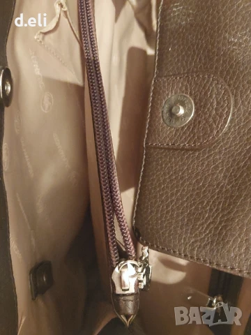 Marina Galanti / SALAMANDER Original 100% Кожа. Две Кафяи чанта, снимка 15 - Чанти - 51277640