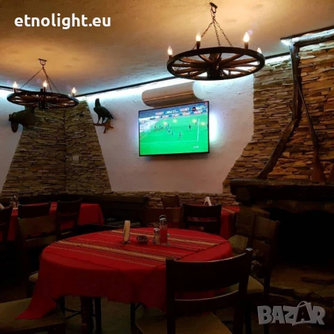 Полилеи от автентични реставрирани колела от каруца , снимка 13 - Полилеи - 40219450