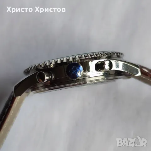 Мъжки луксозен часовник Breitling Chronometer Navitimer , снимка 8 - Мъжки - 47235410