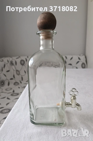 Стъклено шише с кранче , снимка 2 - Декорация за дома - 54005585